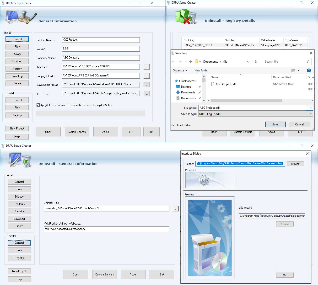 Software Installation Setup Package screen shot