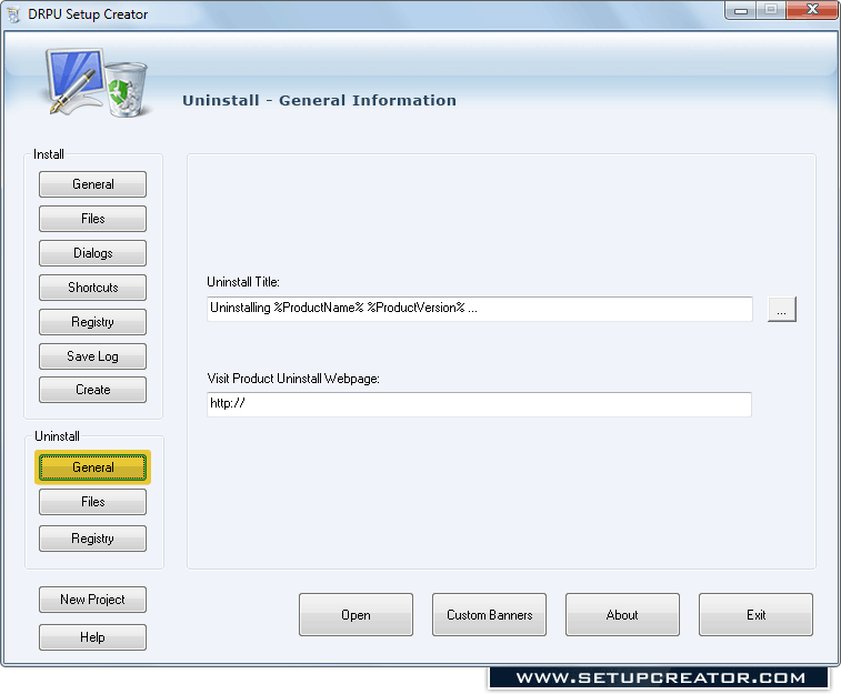 Uninstall - General Information