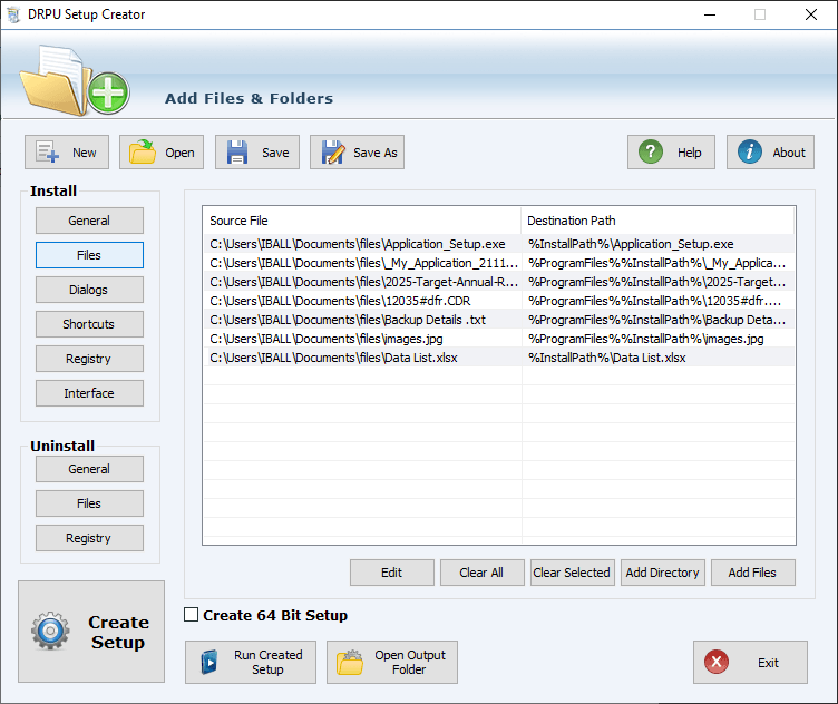Multiple Files and Folders Multiple Files and Folders